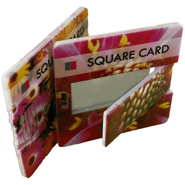 USB Karte quadrat mit Bedruckung USB Karte quadrat mit Bedruckung