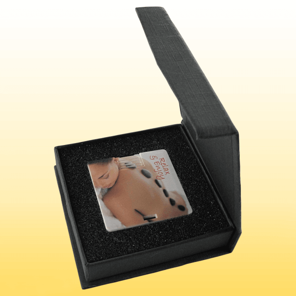 Geschenkverpackung für USB Karte Quadro
