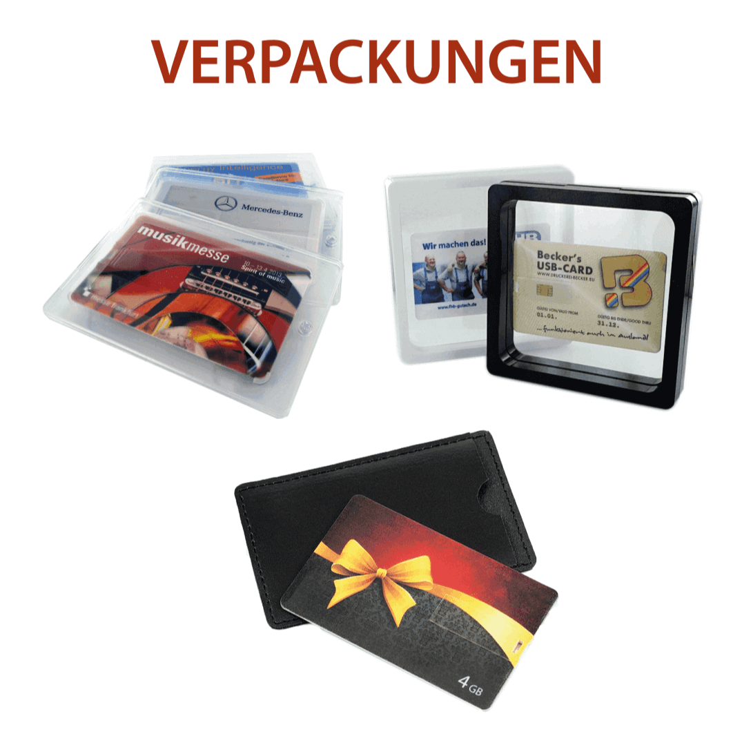 Geschenkbox für USB Karte