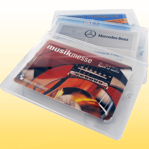 USB Karten Geschenkverpackung Transparent