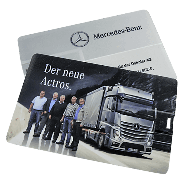 Bedruckte USB Visitenkarte